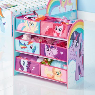 6Boxen Regal, My little Pony, mehrfarbig, blau, My little