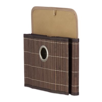 3x Aufbewahrungskorb Bambus braun Aufbewahrungsbox Regalkorb Stoffkorb