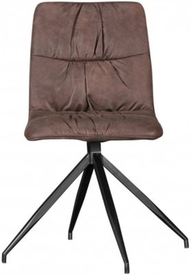 2er-Set Polster-Stuhl 360° drehbar mit Wildleder-Optik Mikrovelour