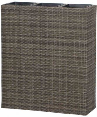 Raumteiler Pflanzkübel "Calico", B90 x T32 x H107 cm, grau, Siena