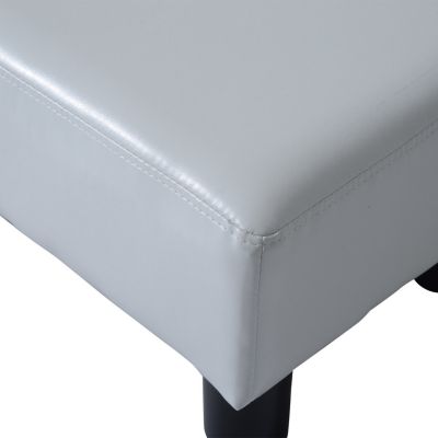 Fußhocker, weiß, HOMCOM | yomonda