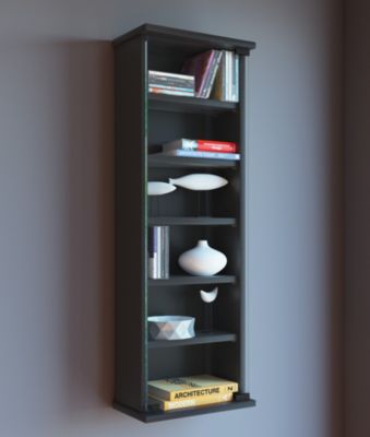 Wandregal Hängeregal Wandschrank Hängeschrank Wandvitrine Glastür