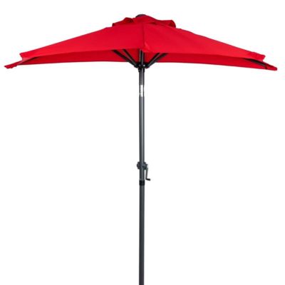 SIESTA Sonnenschirm halbrund mit Knickgelenk und Kurbel Marktschirme
