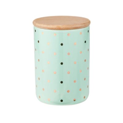 QUEEN IT Aufbewahrungsdose Punkte 700 ml Aufbewahrungsdosen, grün