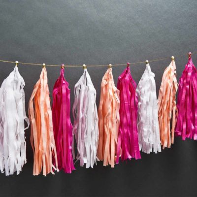 Quasten-Girlanden "BANNER DAY Quasten Girlande" 15 Stück 2