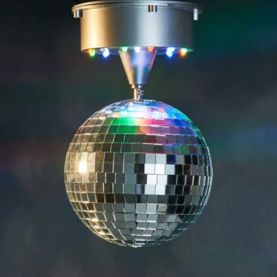DISCO Discokugel mit Beleuchtung Partyzubehör, silber, BUTLERS | yomonda