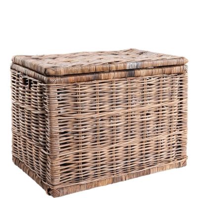Rattan Truhe 70x50x56 cm, braun, BUTLERS | yomonda