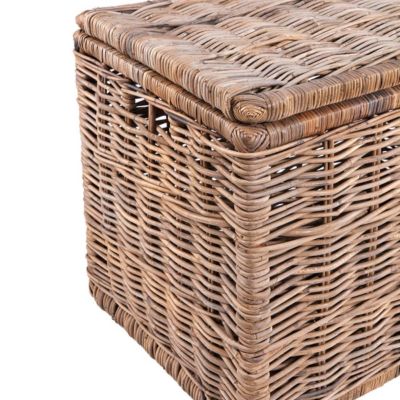Rattan Truhe 70x50x56 cm, braun, BUTLERS | yomonda