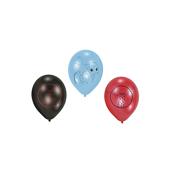 Luftballons Miraculous, 6 Stück