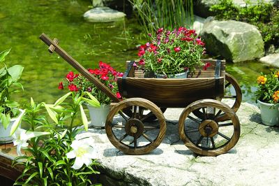 Dekohandwagen Sommerset, braun, HTI-Line | yomonda