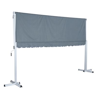 Gartenmarkise mit Kurbel, grau, Outsunny | yomonda