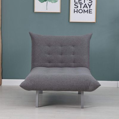 Chaiselongue mit Schlaffunktion, grau, HOMCOM | yomonda