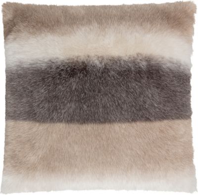 MAGMA „Kissenhülle „“Skins““ Kunstfell 50 x 50 cm“ beige/braun | 04005380466190