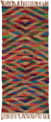 Laufer Multicolor Golden Details 150x65 Cm Mehrfarbig Rice